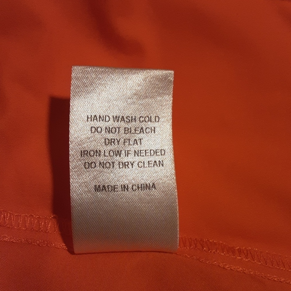 GOOD TIME USA 100% COTONN Elegant Orange Midi Dress Size 2XL. - Picture 4 of 8